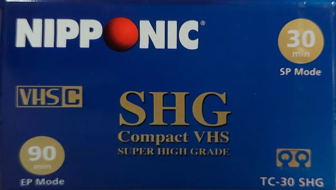 VHS-C (VHS Compact) Nipponic 30 "SHG" Type I Normal Brazil