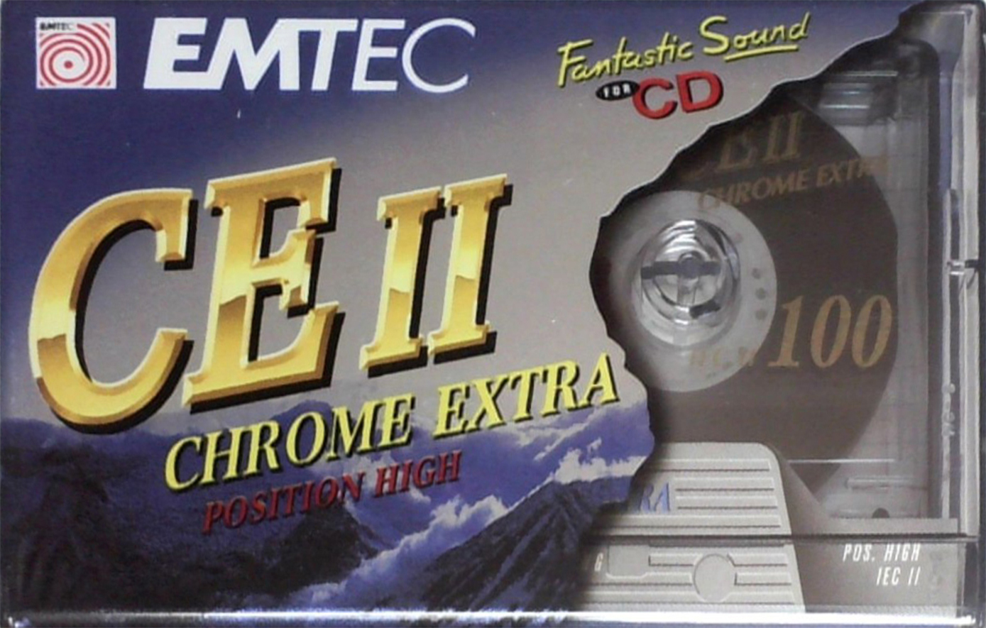 Compact Cassette Emtec CE II Chrome Extra 100 Type II Chrome 2004 Europe