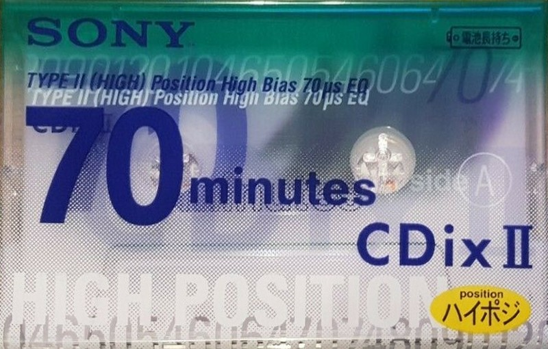 Compact Cassette: Sony  - CDix II 70