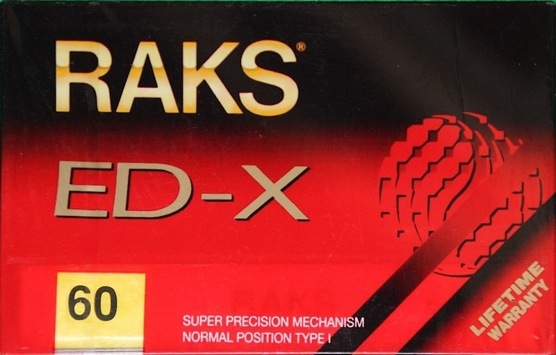 Compact Cassette: RAKS  - ED-X 60