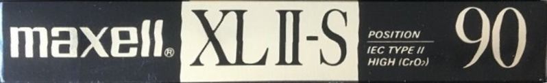 Compact Cassette Maxell XLII-S 90 Type II Chrome 1988 USA