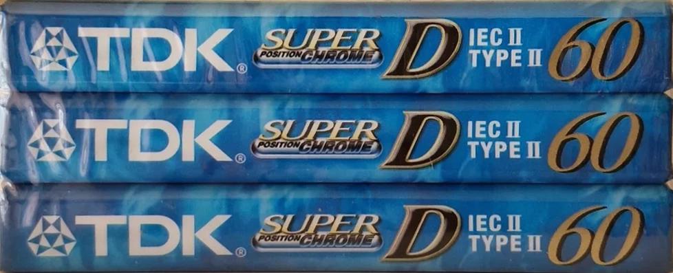 3 pack: TDK  - Super D 60