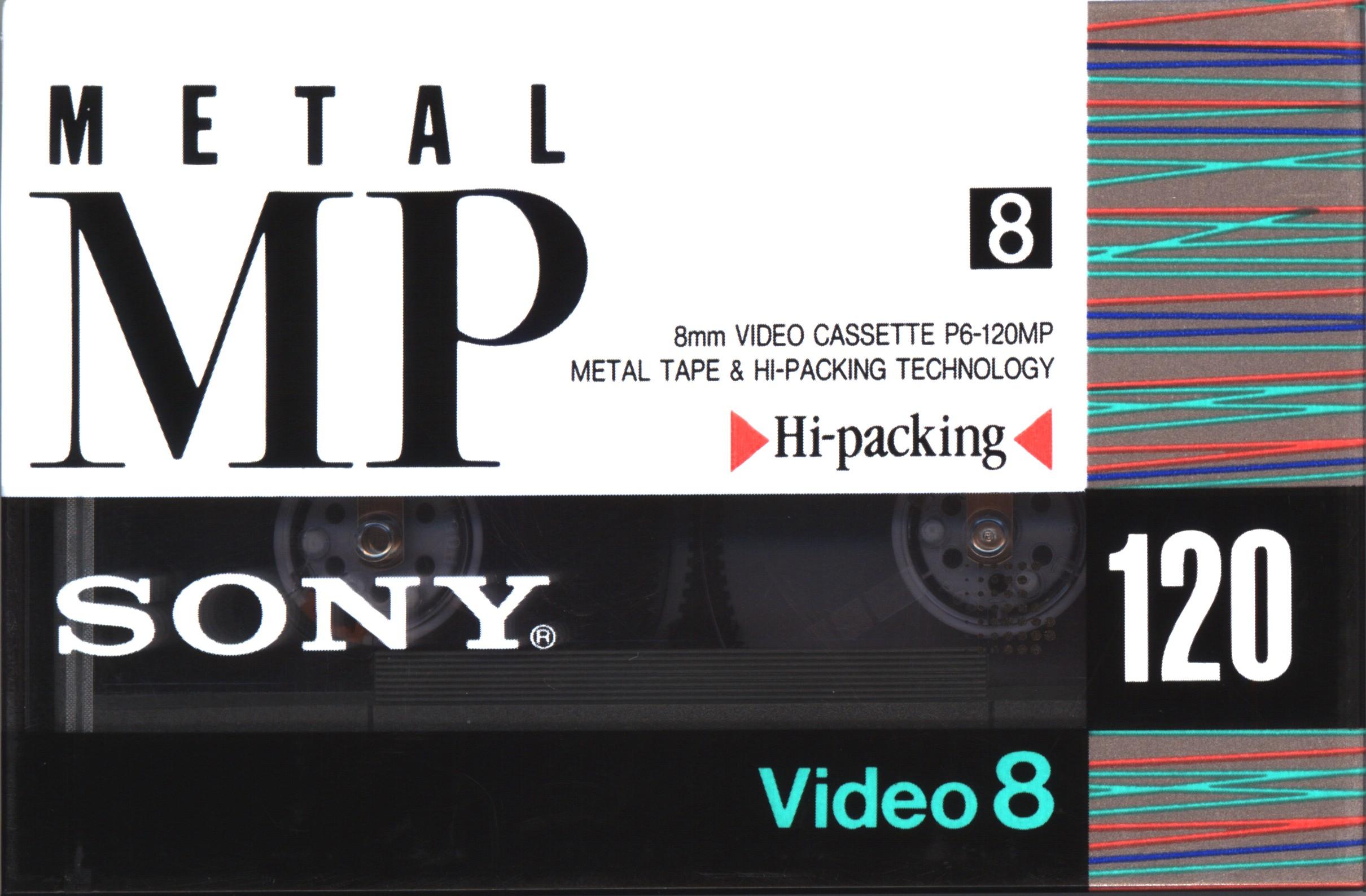Video8, Hi8, Digital8 Sony MP 120 "Video8 P6-120MPB" Type IV Metal 1991 Japan