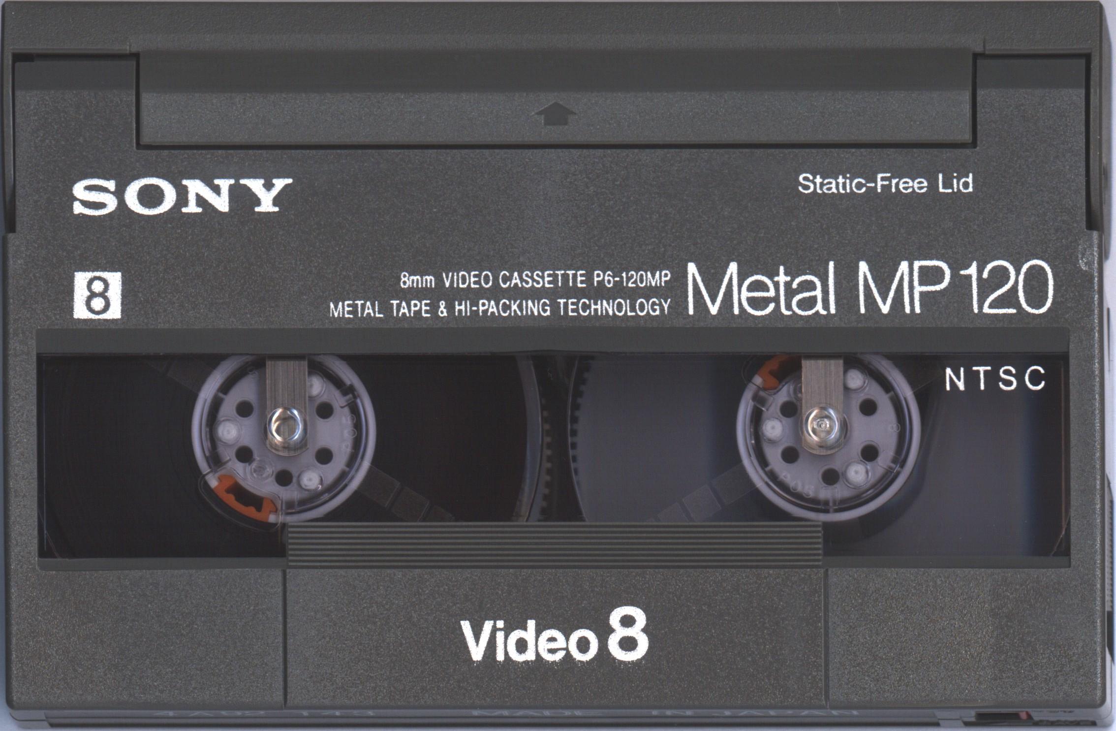 Video8, Hi8, Digital8 Sony MP 120 "Video8 P6-120MPB" Type IV Metal 1991 Japan