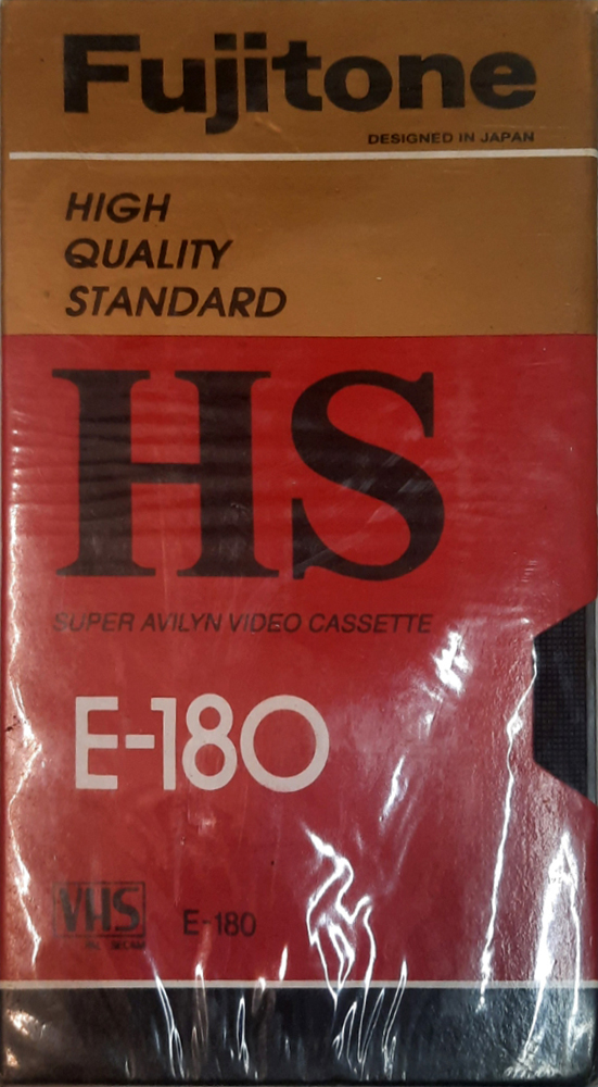 VHS, Video Home System Fujitone 180 Type I Normal Europe