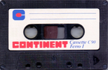 Compact Cassette Continent / Continente 90 Type I Normal 1982 Europe