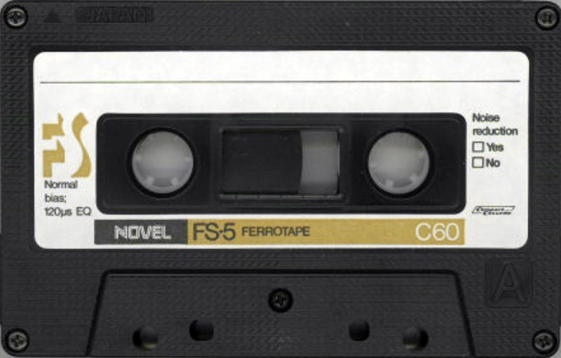 Compact Cassette Novel FS-5 60 Type I Normal 1980 Japan