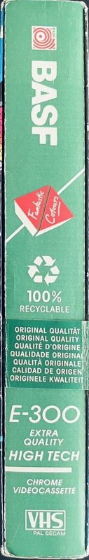 VHS, Video Home System BASF Extra Quality 300 Type II Chrome 1996 Europe