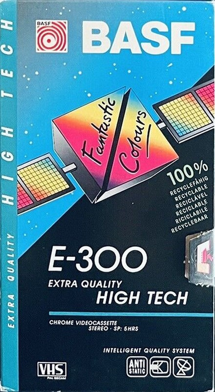 VHS, Video Home System: BASF  - Extra Quality 300