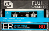 Compact Cassette Fuji ER 60 Type I Normal 1980 Japan