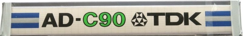 Compact Cassette TDK AD 90 Type I Normal 1979 Europe, USA
