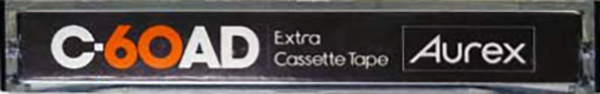 Compact Cassette Aurex AD 60 Type I Normal 1978 Japan