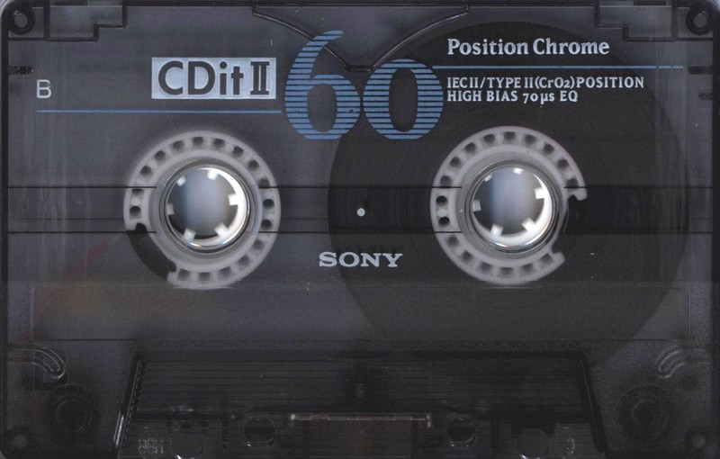 Compact Cassette Sony CDit II 60 Type II Chrome 1994 Europe