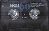 Compact Cassette Sony CDit II 60 Type II Chrome 1994 Europe
