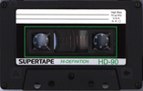 Compact Cassette SUPERTAPE HD 90 "44-941" Type II Chrome 1988 USA