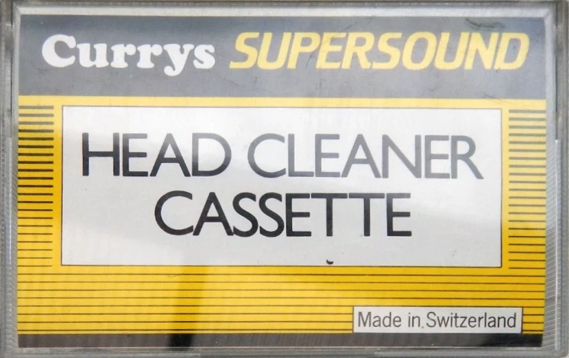 Compact Cassette Currys Cleaning Cassette 1981 UK