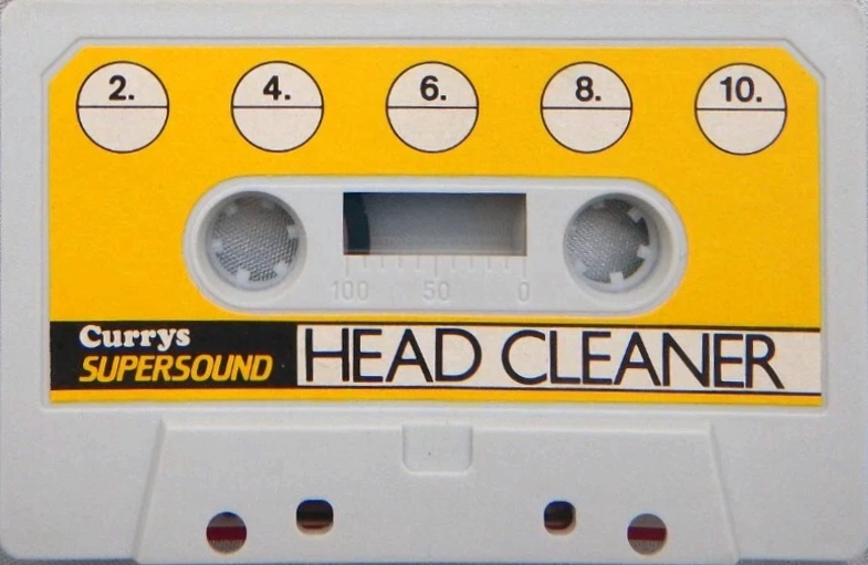 Compact Cassette Currys Cleaning Cassette 1981 UK