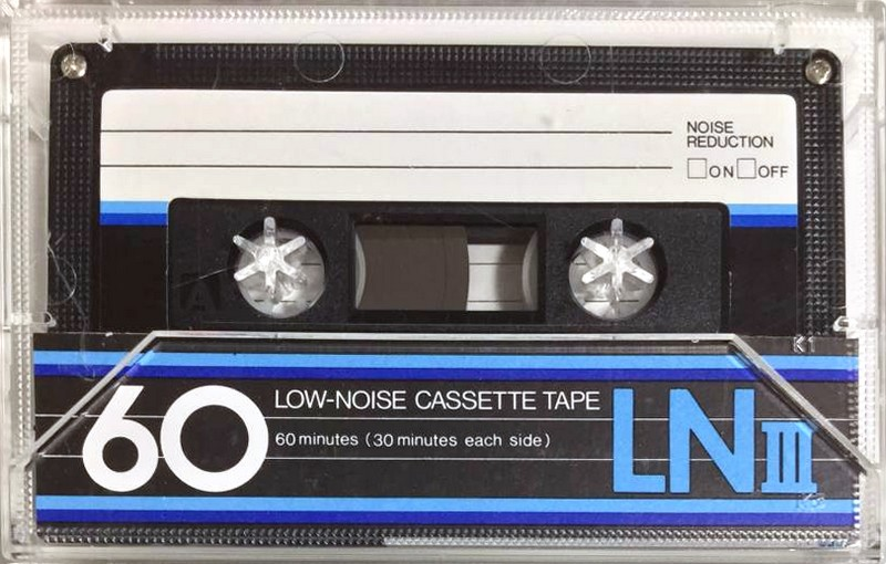 Compact Cassette Sanyo LNIII 60 Type I Normal 1983 Japan