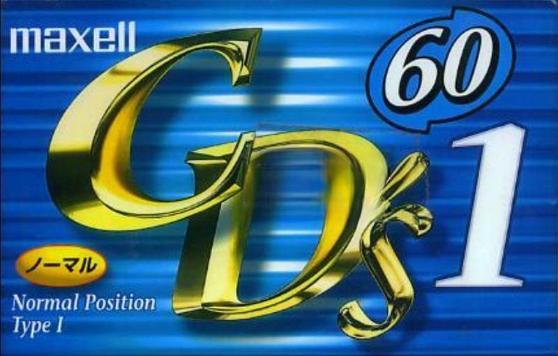 Compact Cassette Maxell CD`s I / CD`s 1 60 "CDS1-60M" Type I Normal 1999 Japan