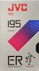 VHS, Video Home System JVC ER 195 Type I Normal 1989 Europe