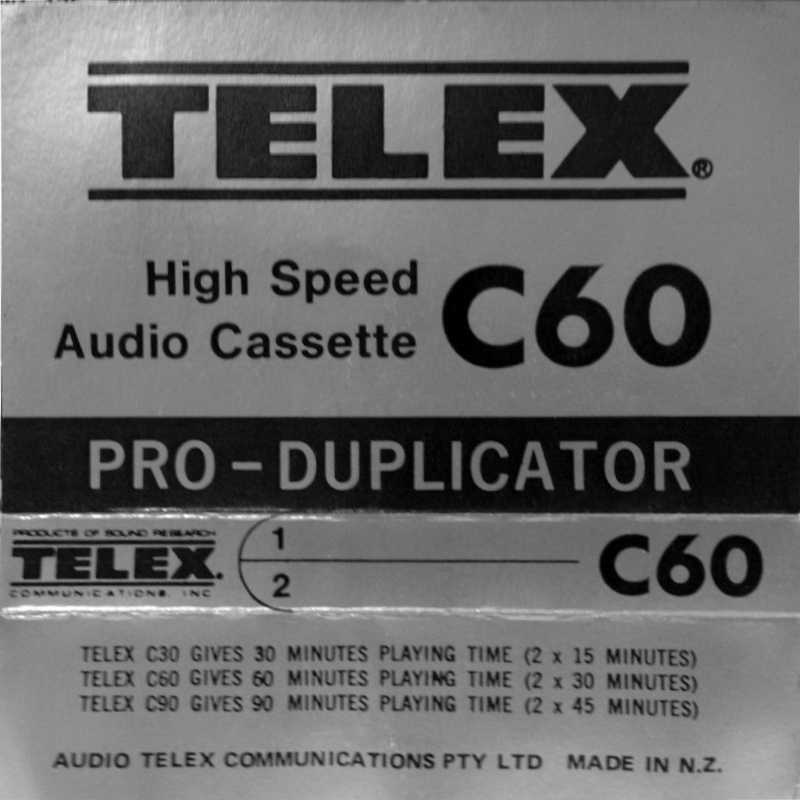 Compact Cassette: Unknown Audio Telex -  60