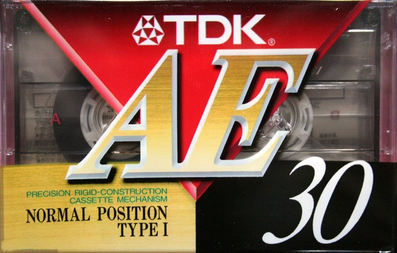 Compact Cassette TDK AE 30 "AE-30A" Type I Normal 1995 Japan