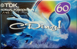 Compact Cassette TDK CDing 1 60 "CD1-60R" Type I Normal 1998 Japan
