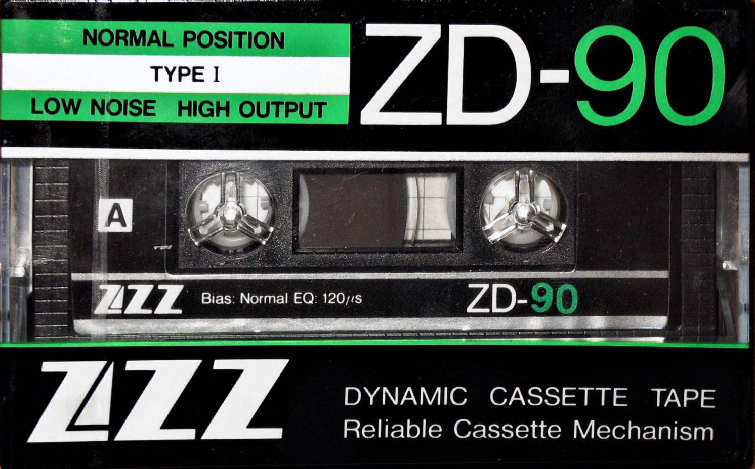 Compact Cassette ZZZ ZD 90 Type I Normal 1987 Worldwide