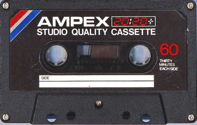 Compact Cassette Ampex 2020+ 60 Type I Normal 1978 Mexico