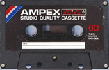 Compact Cassette Ampex 2020+ 60 Type I Normal 1978 Mexico