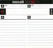 Compact Cassette Maxell XLII 60 Type II Chrome 1982 Europe