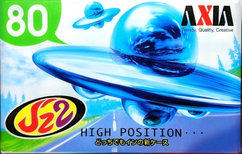 Compact Cassette AXIA J`z 2 80 "JZ2G 80" Type II Chrome 1997 Japan