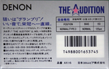 Compact Cassette Denon The Audition 16 "AX16" Type I Normal 1988 Japan