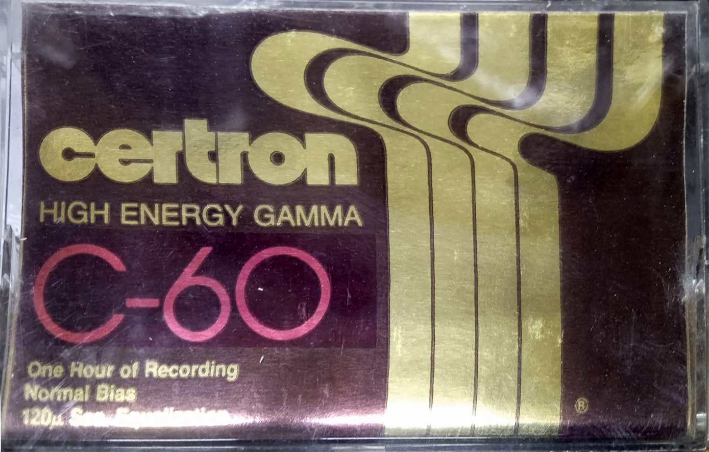 Compact Cassette Certron HE 60 "HIGH ENERGY GAMMA" Type I Normal 1978 USA