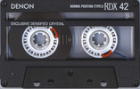 Compact Cassette Denon RD-X 42 "RD-X42P" Type I Normal 1989 Japan