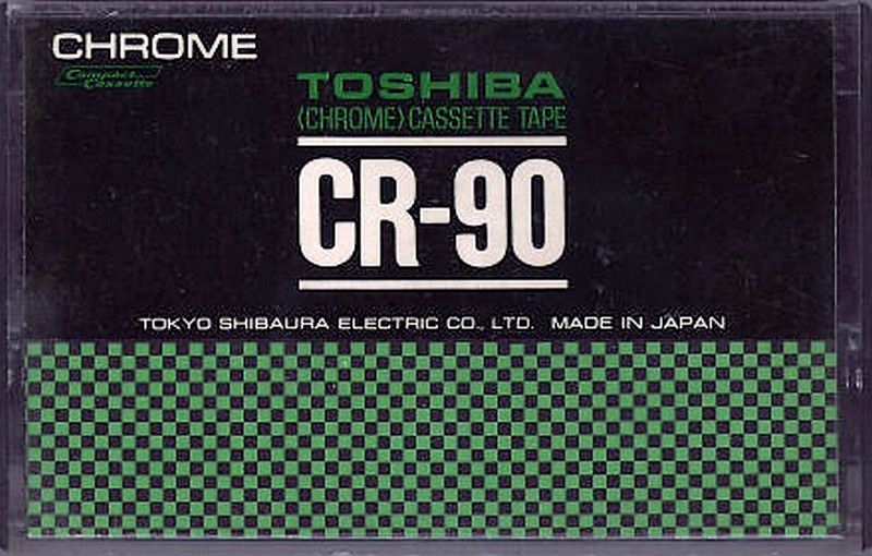 Compact Cassette Toshiba 60 Type II Chrome 1975 Japan