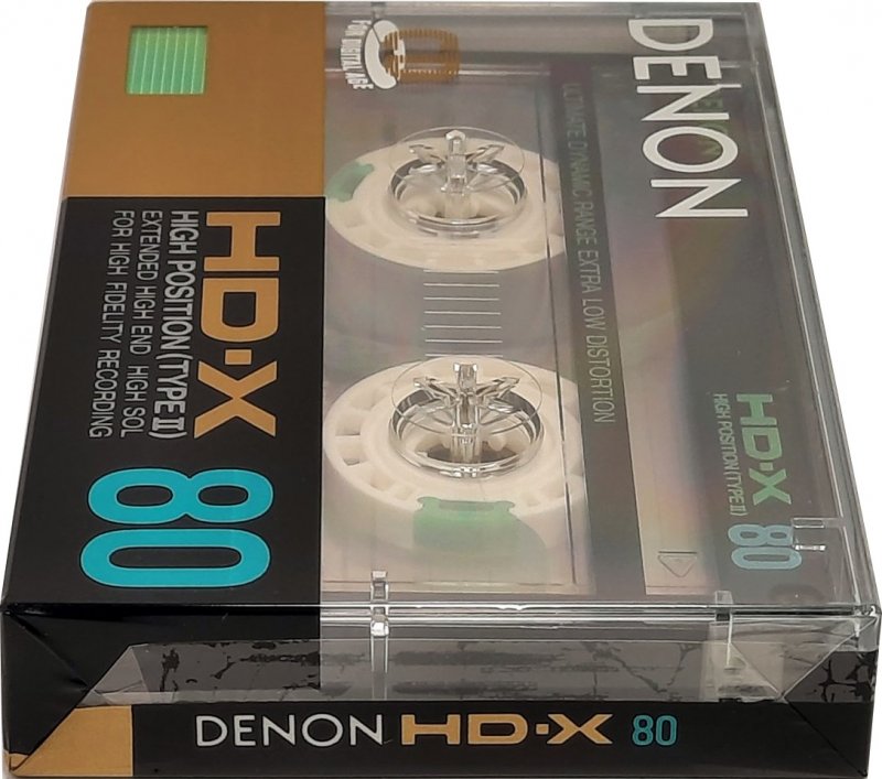 Compact Cassette Denon HD-X 80 Type II Chrome 1987 Japan