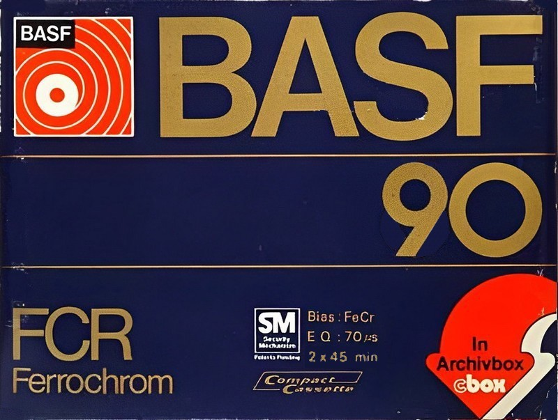 Compact Cassette BASF FCR 90 Type III Ferro Chrome 1978 Japan