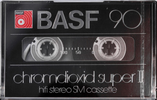 Compact Cassette BASF Chromdioxid Super II 90 Type II Chrome 1979 Europe