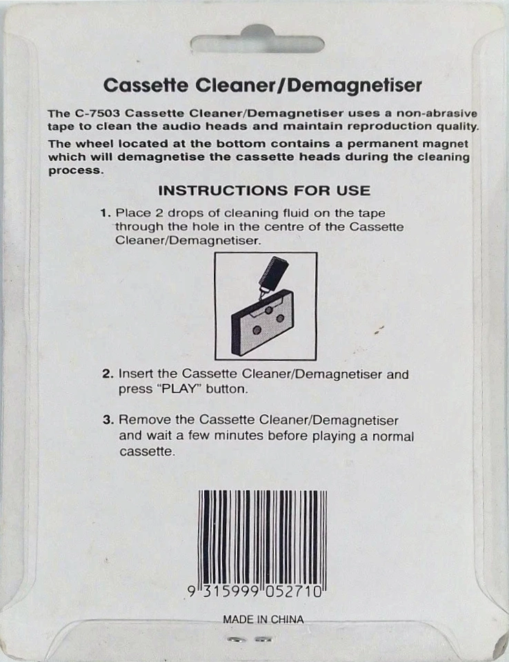 Blister Dick Smith Cleaning Cassette Australia