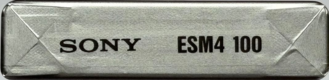 Compact Cassette Sony ES-IV 100 "ESM4 100" Type IV Metal 1991 Japan