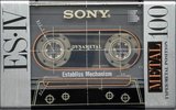 Compact Cassette Sony ES-IV 100 "ESM4 100" Type IV Metal 1991 Japan