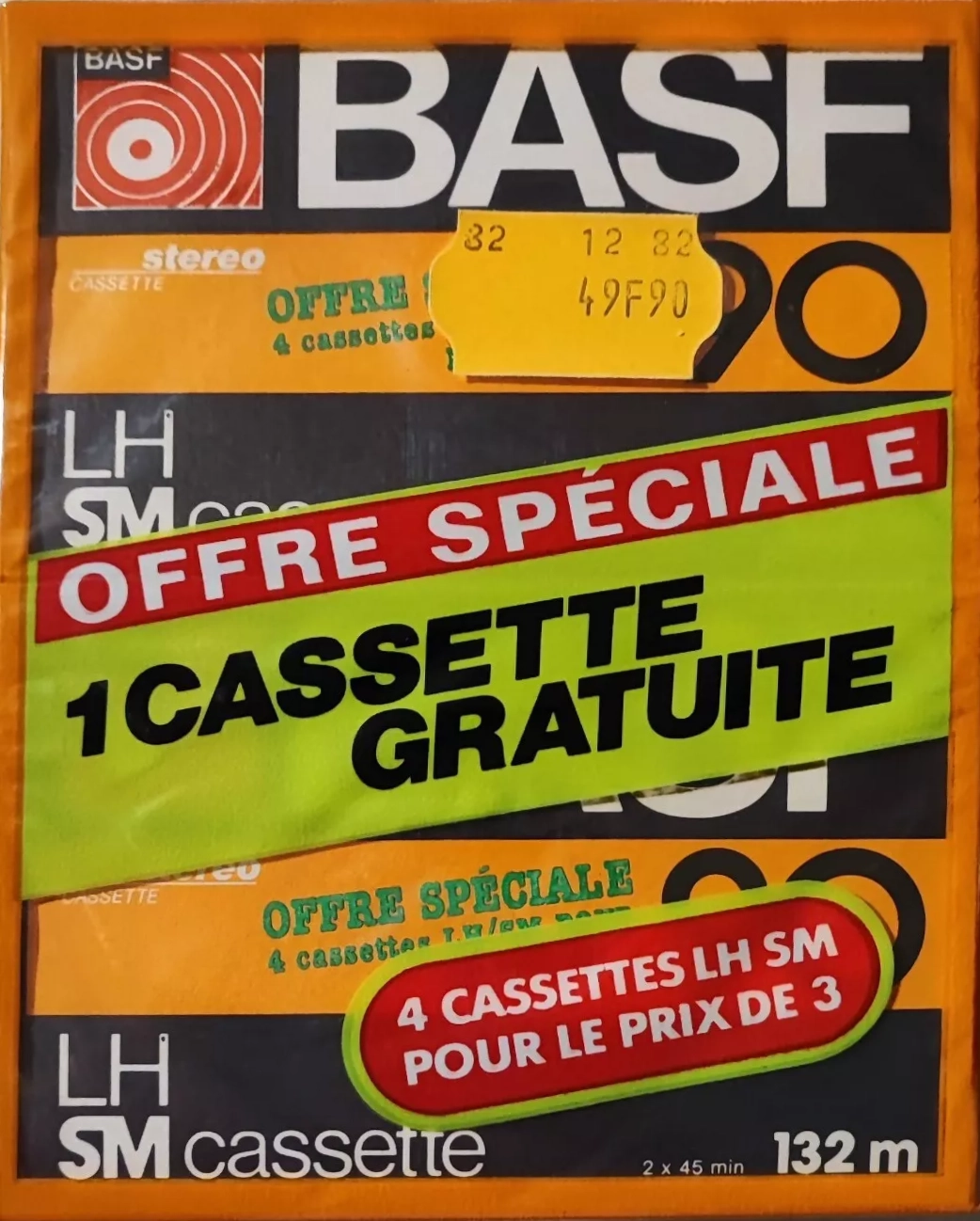 4 pack BASF LH 90 Type I Normal 1978 France