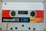 Compact Cassette Maxell LN Super 90 Type I Normal 1975 Worldwide