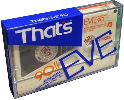 Compact Cassette Thats EVE 90 Type II Chrome 1986 Japan