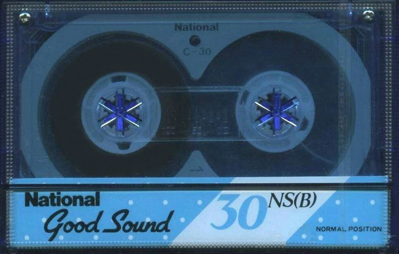Compact Cassette National NS 30 "RT-30NS (B)" Type I Normal 1985 Japan