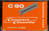 Compact Cassette Asea Skandia 90 Type II Chrome 1976 Germany