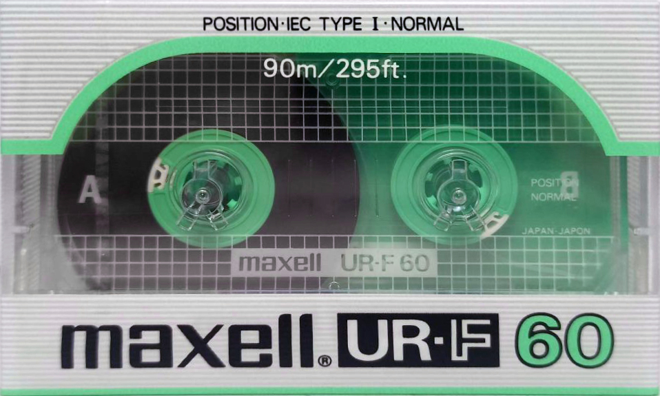 Compact Cassette Maxell UR-F 60 Type I Normal 1985 Europe