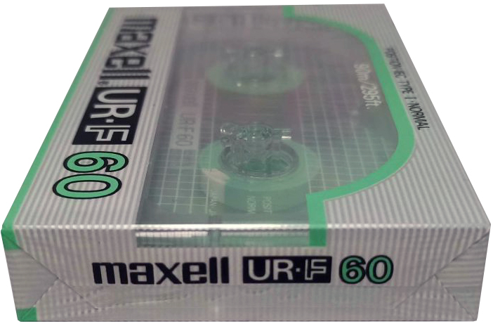 Compact Cassette Maxell UR-F 60 Type I Normal 1985 Europe