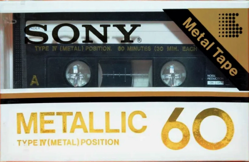 Compact Cassette Sony Metallic 60 Type IV Metal 1982 Japan